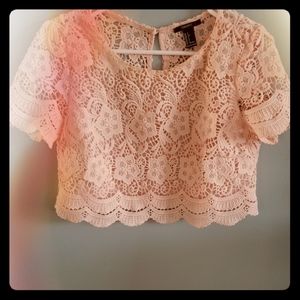 Lace Coral blouse